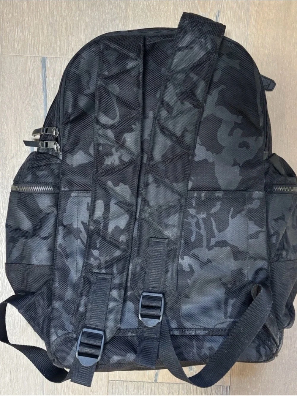 TUMI Dalston Massie Backpack Black Camo Laptop Business Bag Ballistic Nylon